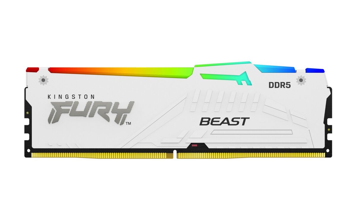 Kingston FURY Beast 32GB DDR5 6000MT/s CL30 White RGB - Image 2
