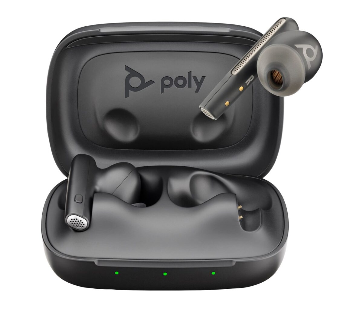 Poly Voyager Free 60 UC Black Earbuds +BT700 USB-C Adapter +Basic Charge Case - Image 2