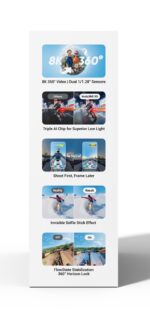 Insta360 X5 72MP 8K Black - Image 3