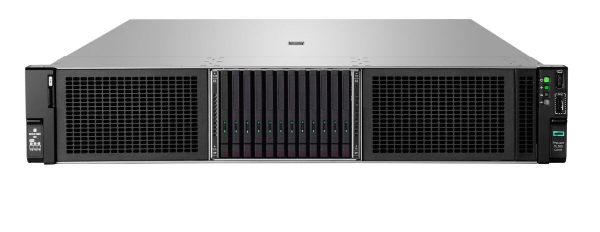 HPE ProLiant DL380 Gen11 4510 2.4GHz 12c 64GB-R 12LFF MR416i-p 2x8TB SATA HDD 2x1000W PS EMEA Server - Image 2