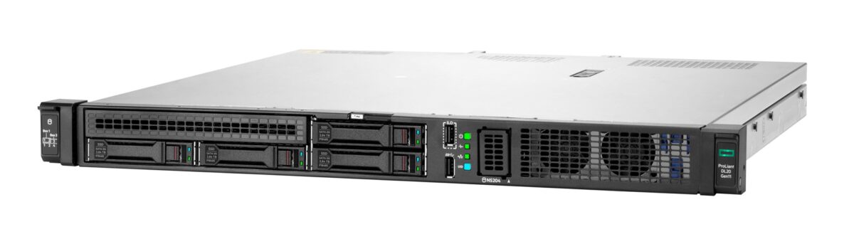HPE ProLiant DL20 Gen11 E-2434 3.4GHz 4c 1P 32GB-U 4SFF 2x480GB SATA SSD 800W PS EU Server - Image 3
