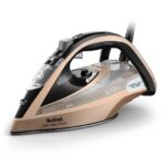 Tefal Ultimate Pure FV9852E0 iron Dry & Steam iron Durilium AirGlide Autoclean soleplate 3200 W Black, Copper