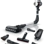 Bosch BSS711W stick vacuum/electric broom Battery Dry Bagless 0.3 L Black, Silver, White