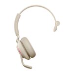Jabra Evolve2 65 UC Mono Link380c - wireless over-ear headphones, beige