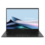 ASUS Zenbook 14 OLED UM3406HA-WS74T laptop AMD Ryzen™ 7 8840HS 35.6 cm (14") Touchscreen WUXGA 16 GB LPDDR5x-SDRAM 512 GB SSD Wi-Fi 6E (802.11ax) Windows 11 Home Black New Repack/Repacked