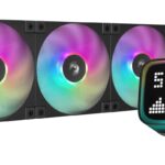 DeepCool LP360 Computer case, Processor All-in-one liquid cooler 12 cm Black 1 pc(s)