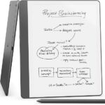 Ebook New Kindle Scribe - 2024 release 10.2” glare-free 16GB Wi-Fi (Without Lockscreen Ads) with Premium Pen Tungsten