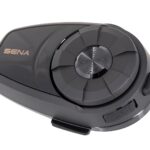 Sena 10S motorcycle intercom 4 channels 1600 m Black