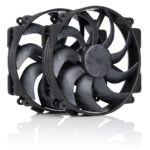 NF-A14x25r G2 PWM Sx2-PP chromax.black - dual fan set, black