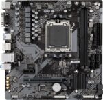 GIGABYTE B650M S2H Motherboard - AMD Ryzen 9000 Series CPUs, 5+2+2 Phases VRM, up to 6400MHz DDR5 (OC), 1xPCIe 4.0 M.2, GbE LAN, USB 3.2 Gen 1 - Image 2