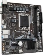 GIGABYTE H610M H V2 Motherboard - Supports Intel Core 14th CPUs, 4+1+1 Hybrid Digital VRM, up to 5600MHz DDR5, 1xPCIe 3.0 M.2, GbE LAN, USB 3.2 Gen 1 - Image 4