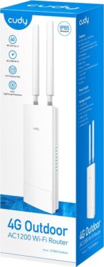 Cudy LT500 wireless router Fast Ethernet Dual-band (2.4 GHz / 5 GHz) 4G White - Image 6