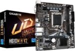 GIGABYTE H610M H V2 Motherboard - Supports Intel Core 14th CPUs, 4+1+1 Hybrid Digital VRM, up to 5600MHz DDR5, 1xPCIe 3.0 M.2, GbE LAN, USB 3.2 Gen 1