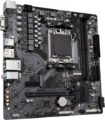 GIGABYTE B650M S2H Motherboard - AMD Ryzen 9000 Series CPUs, 5+2+2 Phases VRM, up to 6400MHz DDR5 (OC), 1xPCIe 4.0 M.2, GbE LAN, USB 3.2 Gen 1